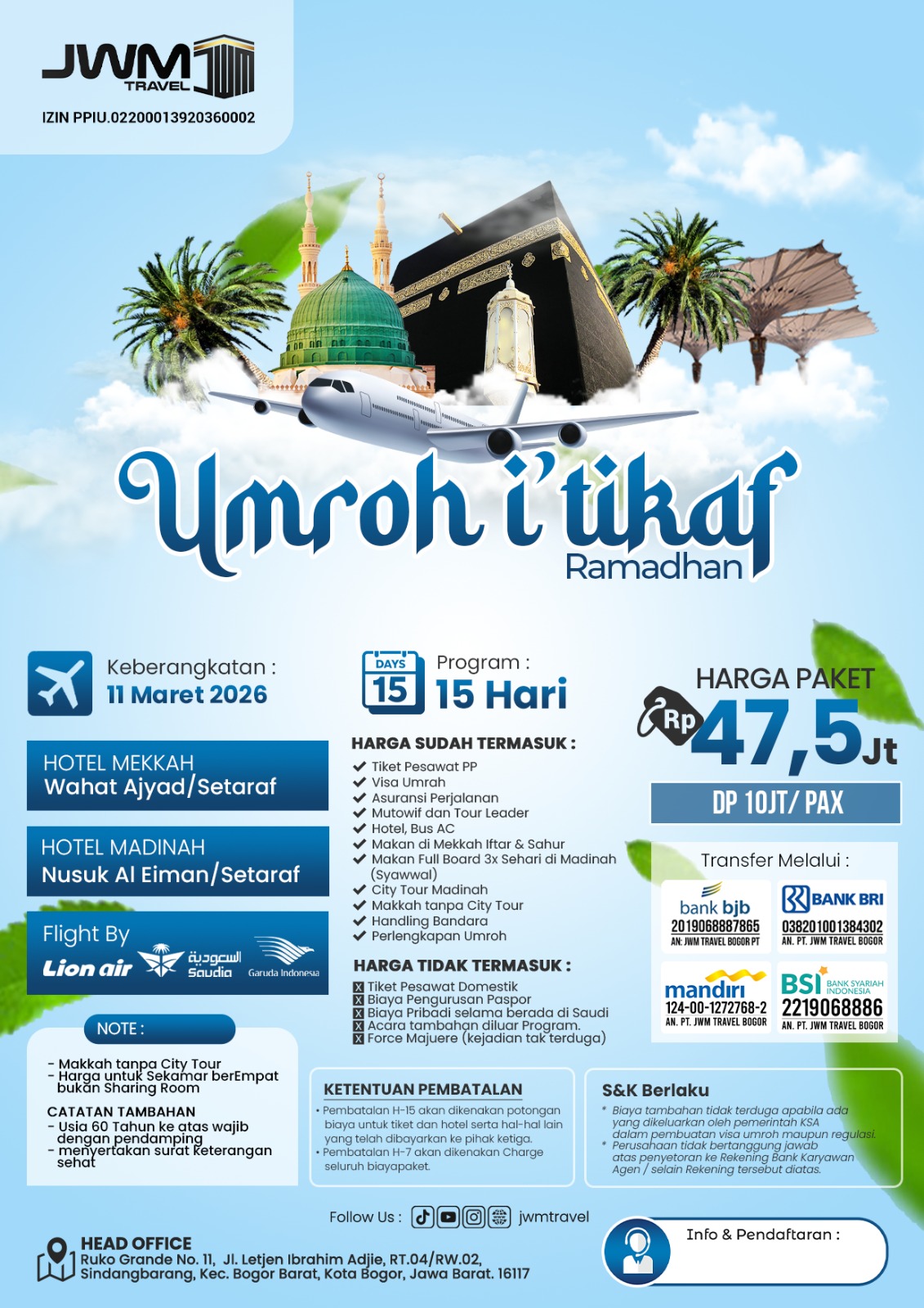 Umroh I'tikaf Ramadhan